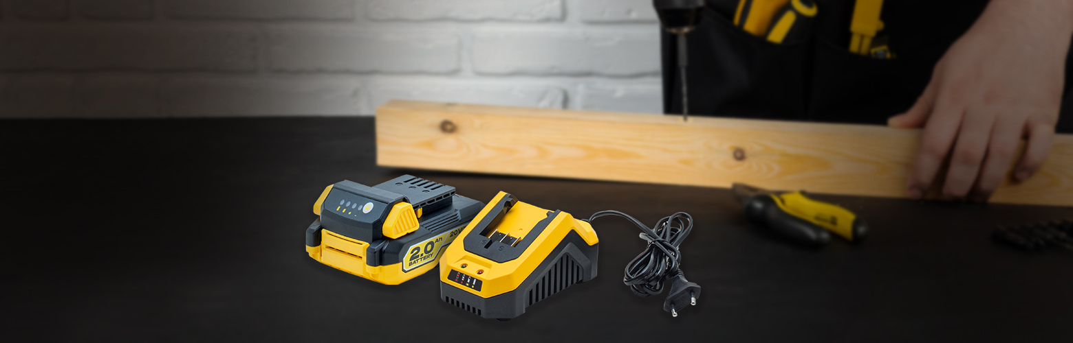 Zestaw akumulator 2.0 Ah + ładowarka 2.4 A