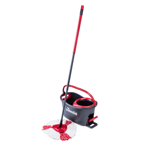 Zestaw mop + wiadro z obrotowym wyciskaczem Turbo Vileda