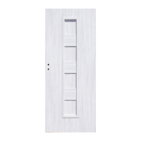 Skrzydło drzwiowe ALBATROS silver pełne 80P