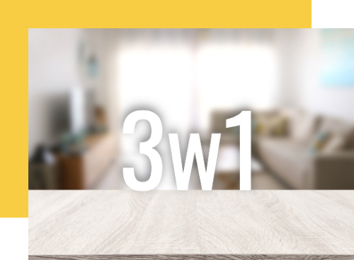 3 w 1
