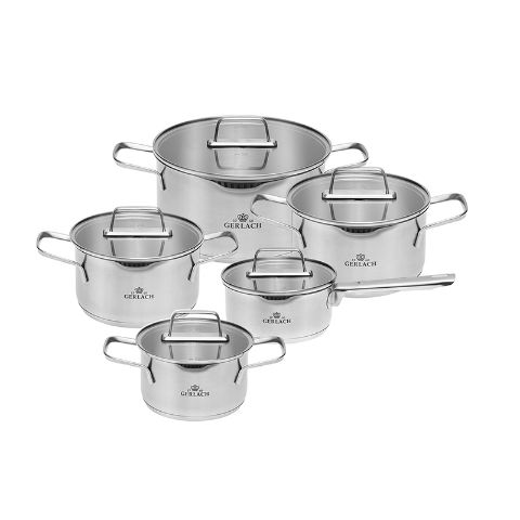 Zestaw garnków 10 elementów Gerlach Ambiente
