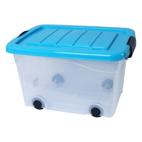Pojemnik na kółkach 40 l turkus