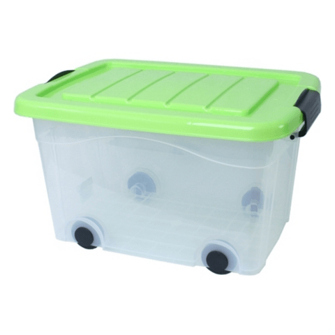 Pojemnik na kółkach 60 l zielony