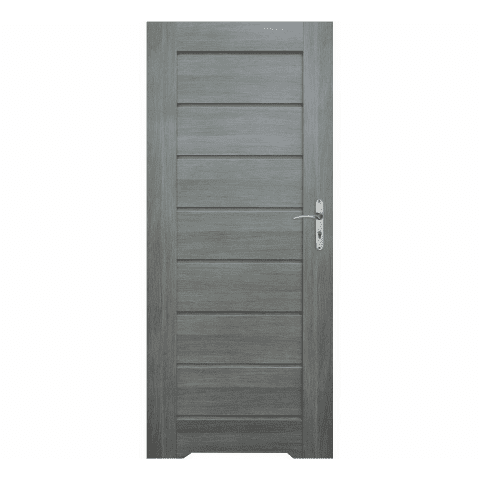 Skrzydło drzwiowe Prim grafit podcięcie 70 L