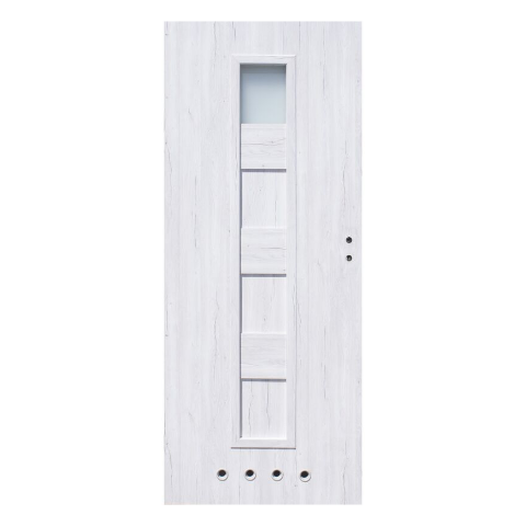 Skrzydło drzwiowe ALBATROS silver tuleje 70L