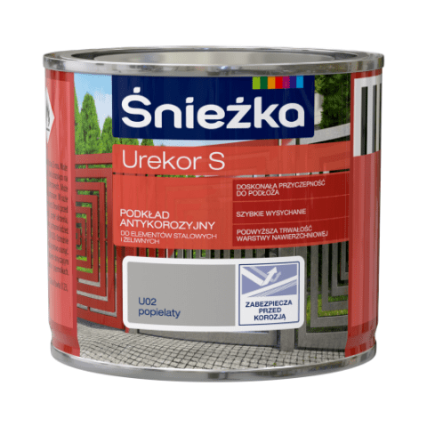 Podkład antykorozyjny Urekor S U02 popielaty 0,2 l Śnieżka