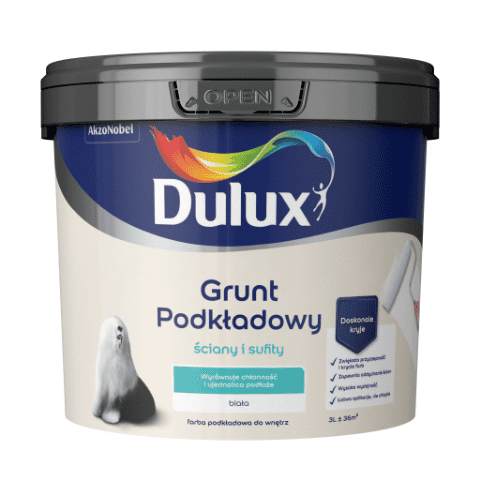 Dulux Grunt Podkładowy Ściany i Sufity 3 l