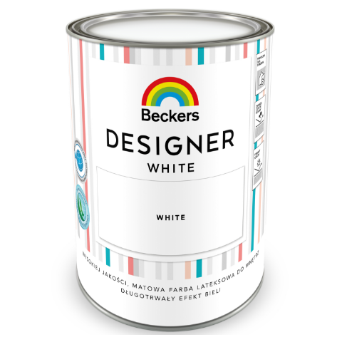 Farba lateksowa Beckers Designer White 1 l