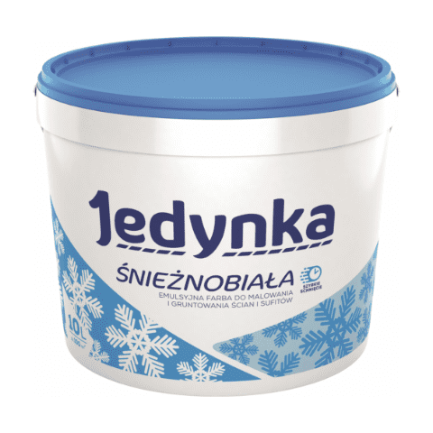 Farba Jedynka Śnieżnobiała 10 l