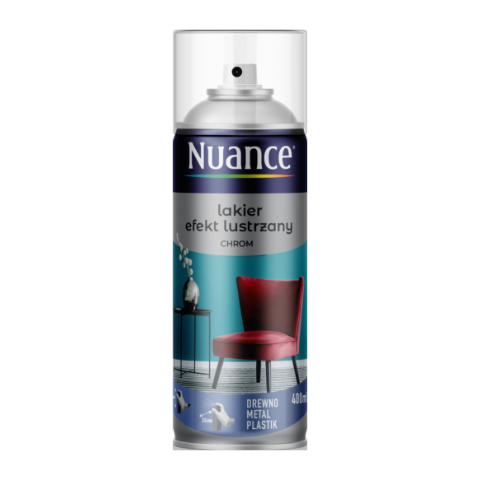 Lakier efekt lustrzany złoty 400 ml Nuance
