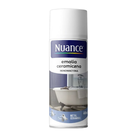 Emalia ceramiczna renowacyjna biała 400 ml Nuance