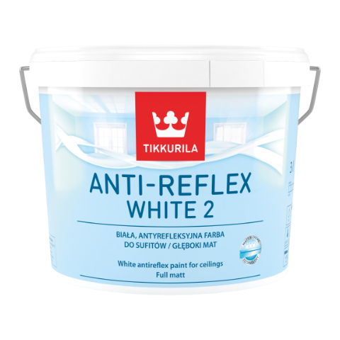 Farba lateksowa Tikkurila White Anti-Reflex [2] 3 l