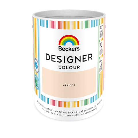 Farba lateksowa Beckers Designer Colour Apricot 5 l