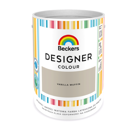Farba lateksowa Beckers Designer Colour Vanilla Muffin 5 l