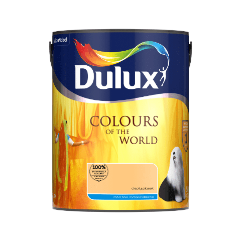 Farba lateksowa Dulux Kolory ŚwiataCieply Piasek 5 l Dulux