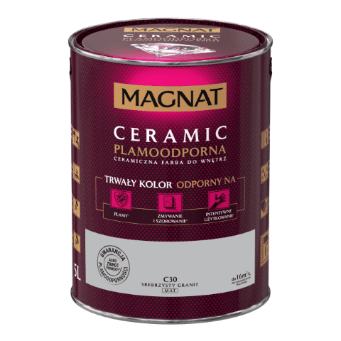 Farba ceramiczna srebrzysty granit C30 5 l MAGNAT