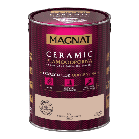 Farba ceramiczna delikatny bronzyt C9 5 l MAGNAT