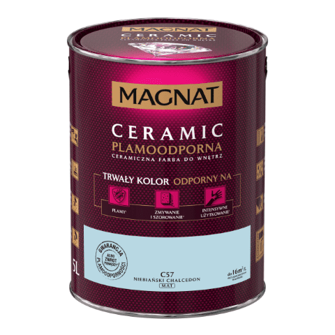Farba ceramiczna niebiański chalcedon C57 5 l MAGNAT