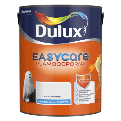 Farba plamoodporna Dulux EasyCare Czar Alabastru 5 l