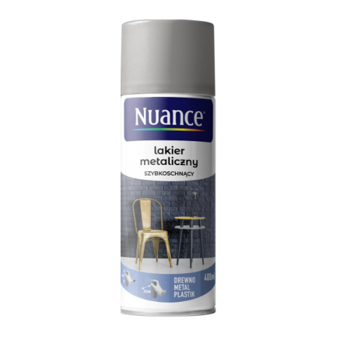 Lakier metaliczny zielony 400 ml Nuance