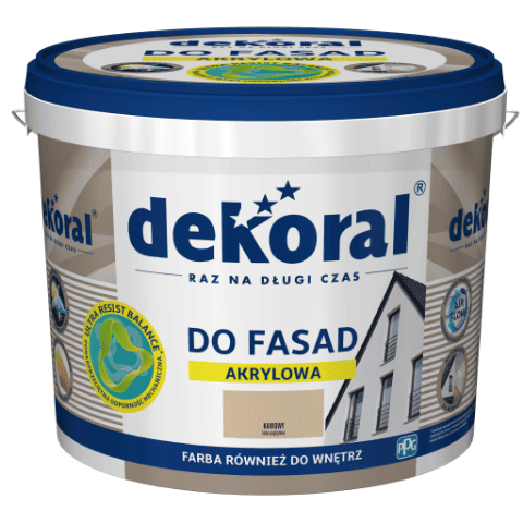 Farba DO FASAD Kawowy 5 l Dekoral