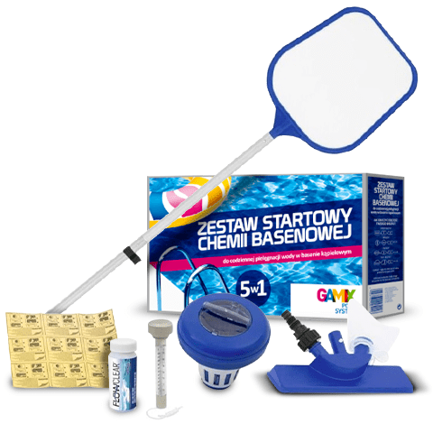 Zestaw do czyszczenia i konserwacji basenów Bestway z chemią