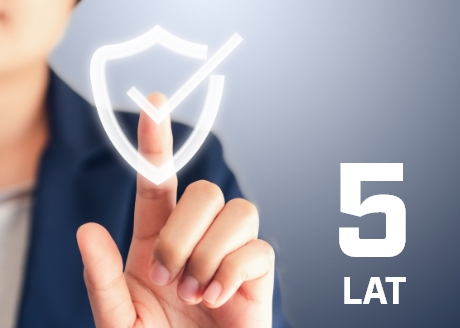 5 lat gwarancji na ceramikę