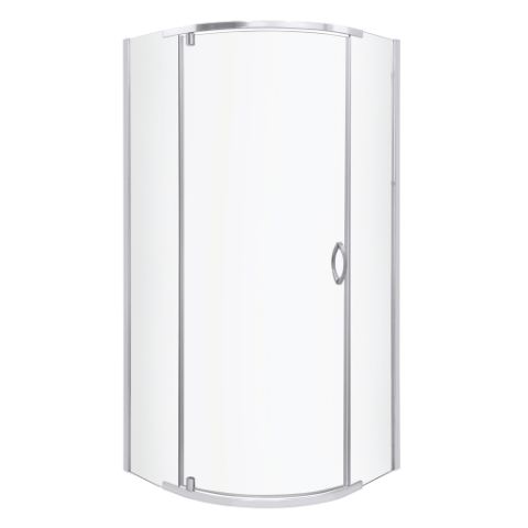 Kabina natryskowa Splash, 89 x 89 x 190 cm, szkło transparentne, profile chrom