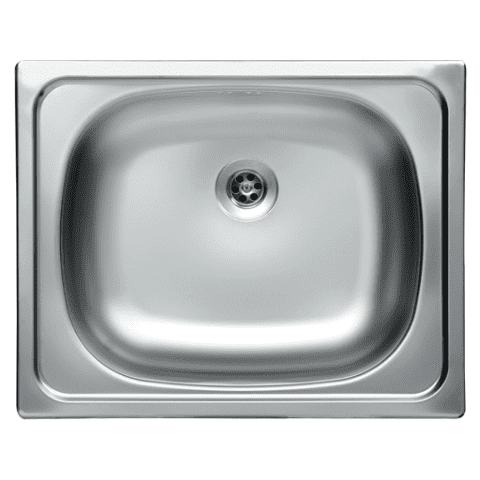 Zlewozmywak Orion wpuszczany 1-komorowy 40 x 50 cm stalowy Kuchinox