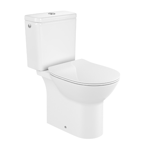 Kompakt WC Debba Round Rimless