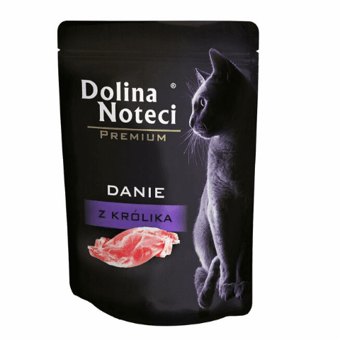 Mokra karma dla kotów królik 85 g  Dolina Noteci