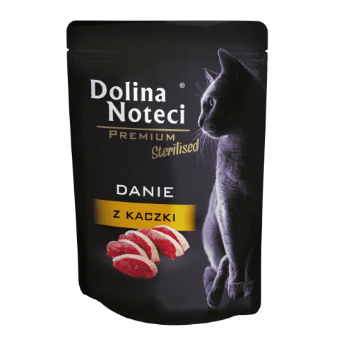 Danie dla kotów sterylizowanych kaczka 85 g Dolina Noteci Kot