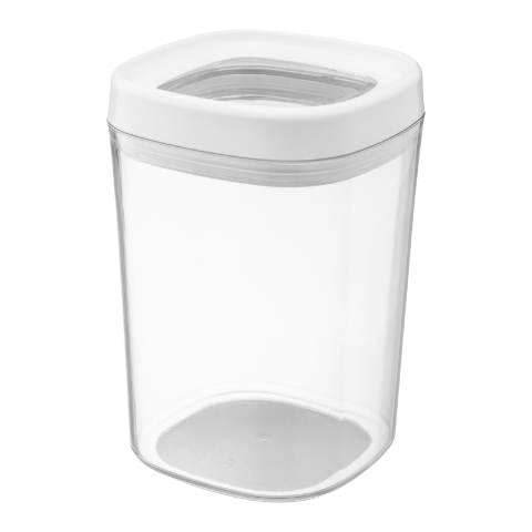 Pojemnik spożywczy transparentny biały 1000 ml AMOS