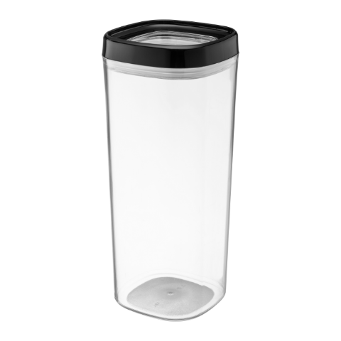 Pojemnik spożywczy transparentny czarny 1800 ml AMOS