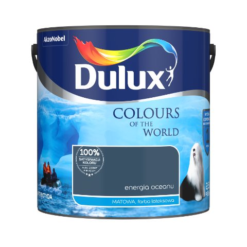 Farba lateksowa Dulux Kolory Świata Energia Oceanu 2,5 l