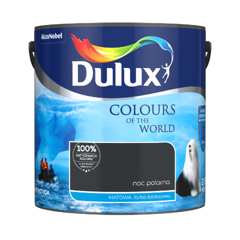 Farba lateksowa Dulux Kolory Świata Noc Polarna 2,5 l