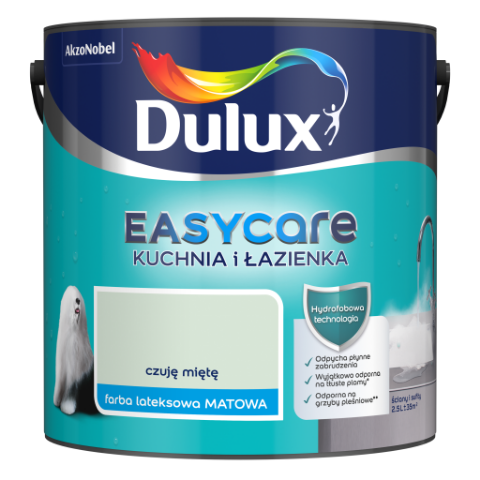 Farba lateksowa Dulux EasyCare Kuchnia i Łazienka Czuję Miętę 2,5 l