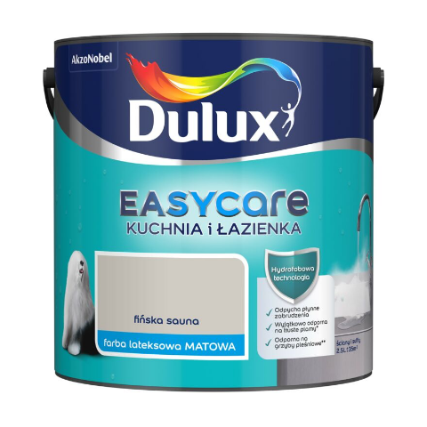 Farba Dulux EasyCare Kuchnia i Łazienka Fińska Sauna 2,5 l