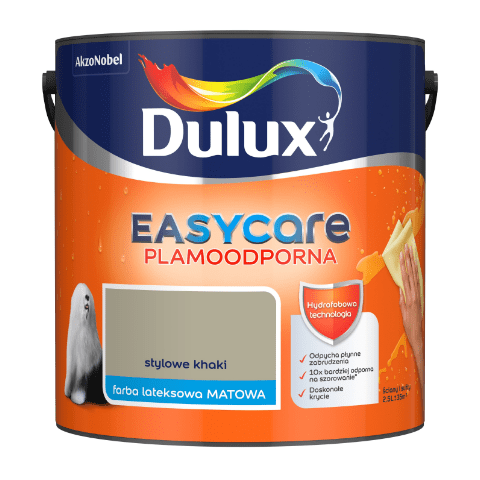 Farba lateksowa Dulux EasyCare Plamoodporna Stylowe Khaki 2,5 l