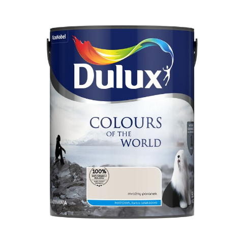 Farba lateksowa Dulux Kolory Świata Mroźny Poranek 5 l
