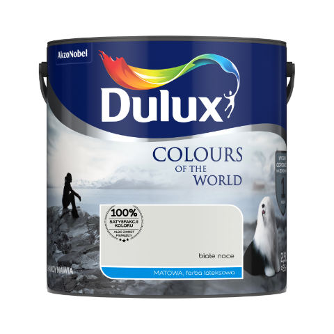 Farba lateksowa Dulux Kolory Świata Białe Noce 2,5 l