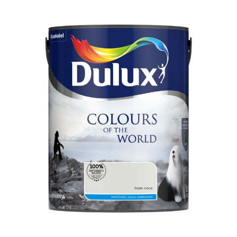 Farba lateksowa Dulux Kolory Świata Biale Noce 5 l