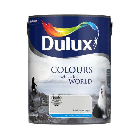 Farba lateksowa Dulux Kolory Świata Śnieżny Zaprzeg 5 l