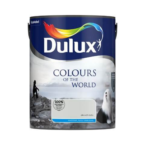 Farba lateksowa Dulux Kolory Świata Okruch lodu 5 l