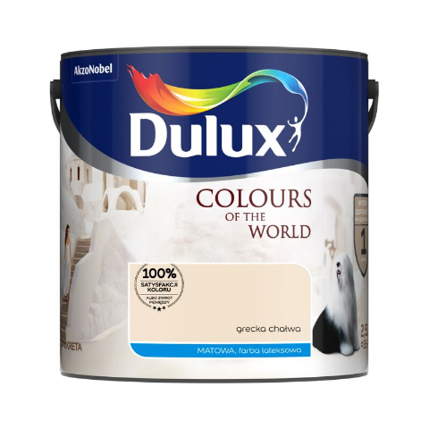 Farba lateksowa Dulux Kolory Świata Grecka Chałwa 2,5 l