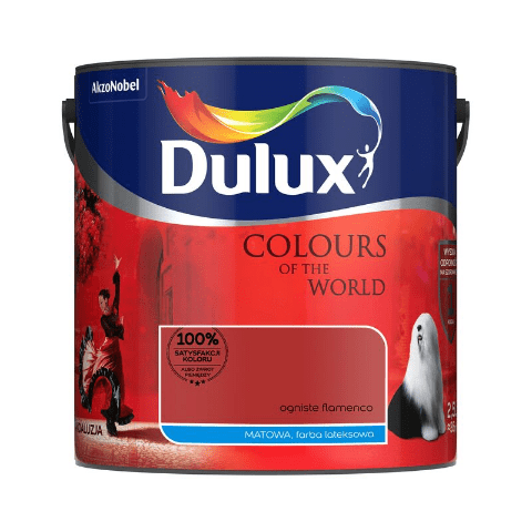 Farba lateksowa Dulux Kolory Świata Ogniste Flamenco 2,5 l