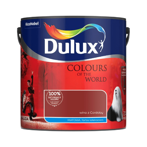 Farba lateksowa Dulux Kolory Świata Wino Z Cordoby 2,5 l