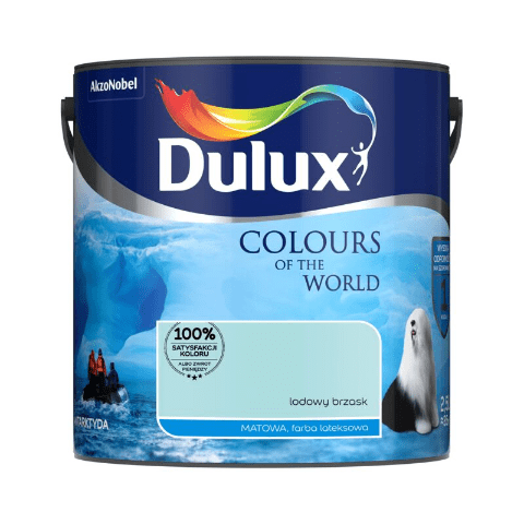 Farba lateksowa Dulux Kolory Świata lodowy Brzask 2,5 l