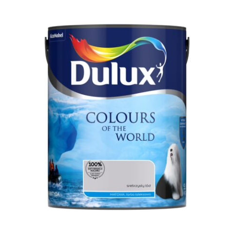Farba lateksowa Dulux Kolory Świata Srebrzysty lód 5 l