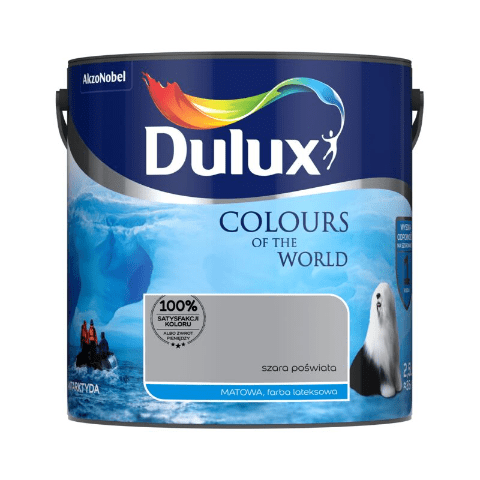 Farba lateksowa Dulux Kolory Świata Szara Poświata 2,5 l